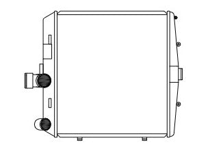 CSF 7048 Radiator Right side only for PORSCHE Boxster (987) / Cayman / 911 (997) / 911 GT3 (997) Photo-1