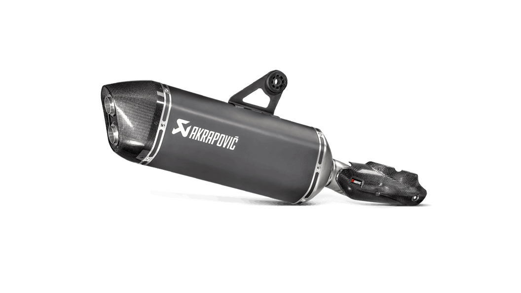 AKRAPOVIC S-B12SO16-HAABL Slip-On Line (Titanium) BMW R1200 GS Photo-0