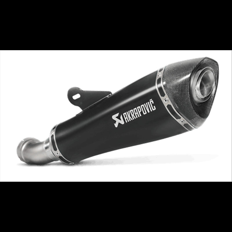 AKRAPOVIC S-B12SO19-HLGBL Exhaust system Slip-On Line (Titanium) BLACK for BMW R1200R Photo-0