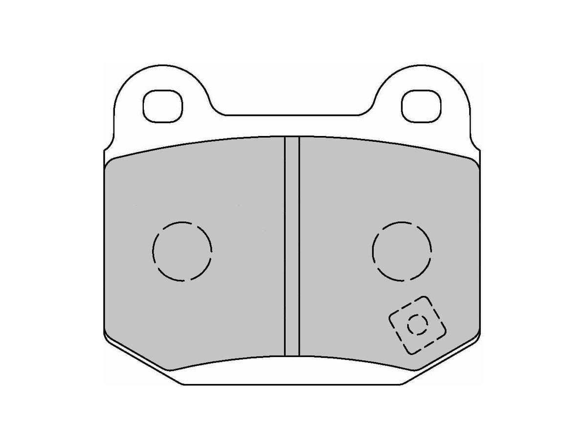 FERODO FCP1562Z Rear Brake Pads DSUNO for SUBARU WRX STI (GR) / MITSUBISHI EVO 9 / NISSAN 350Z (Z33) Photo-0