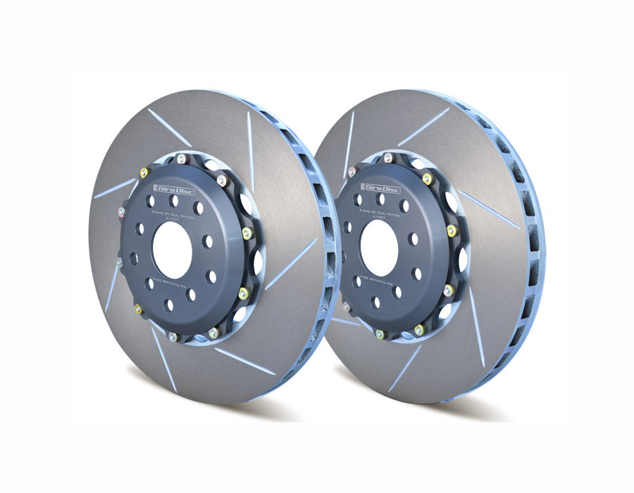 GIRODISC A1-007SL SUBARU STi slotted 2-piece left front rotor assembly Photo-0