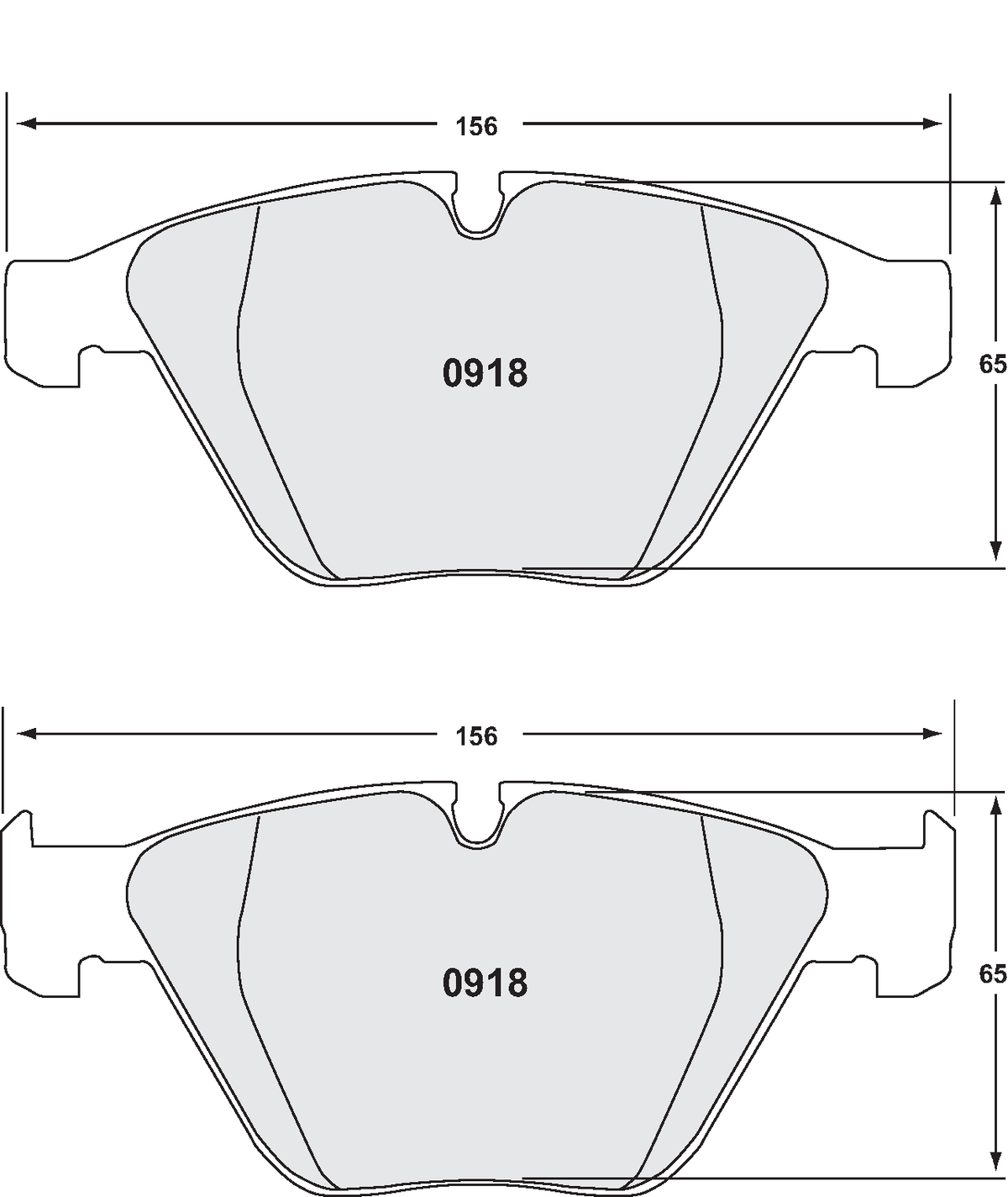 PFC 0918.10 Front Brake Pads for BMW M3 E90/E92/E93 (Z-Rated Compound) Photo-0