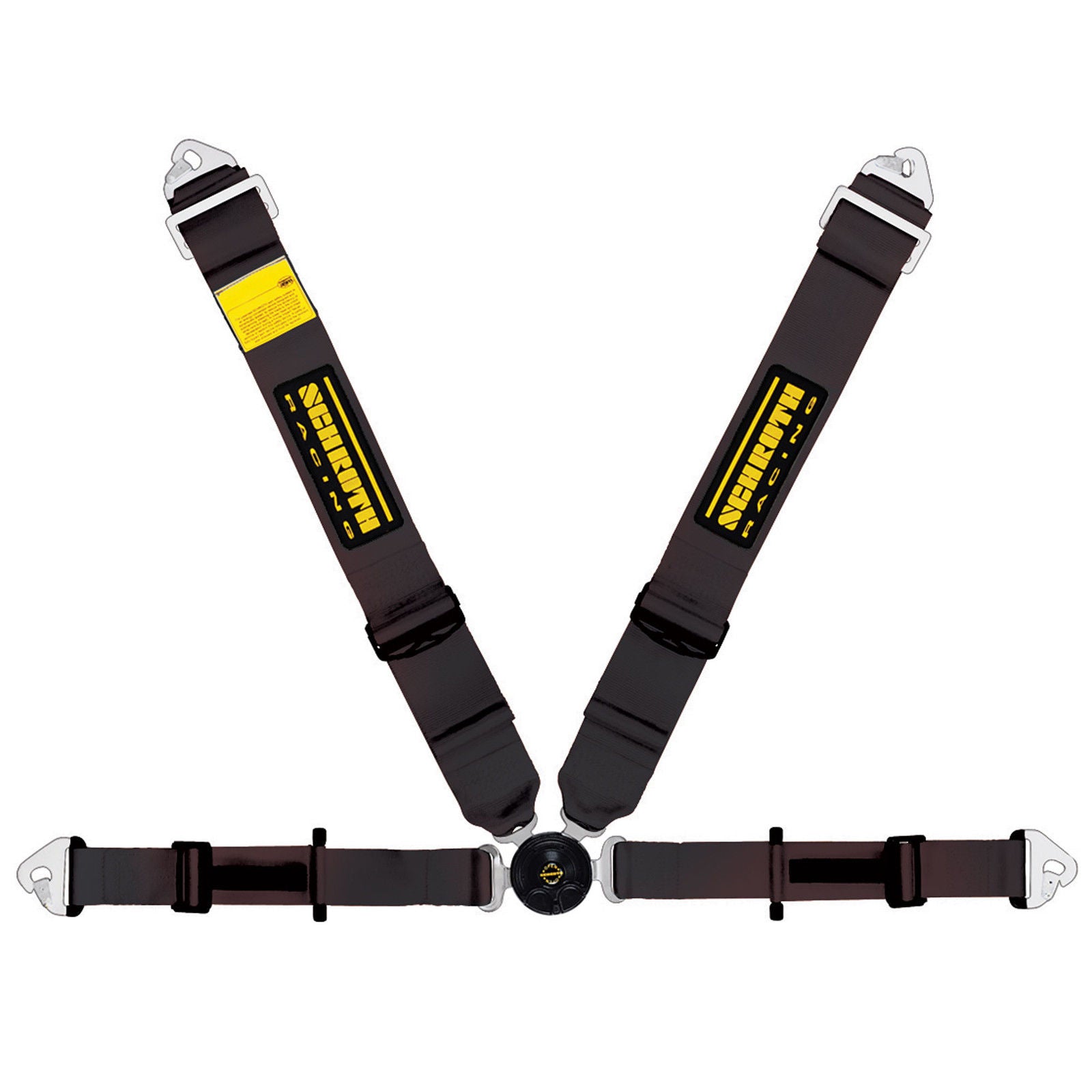 SCHROTH 25000 Seat Belt Profi 2 4-point Right (Asm And Belt Suspender), Black Photo-0