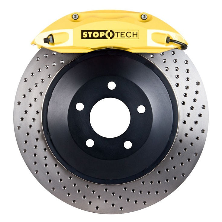STOPTECH 82.241.0041.81 BBK 1PC ROTOR, REAR SLOTTED 350/ST40 YELLOW DODGE CHALLENGER R/T Photo-0