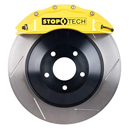 STOPTECH 82.874.6D00.81 BBK 1PC ROTOR, FRONT SLOTTED 380X35/ST65 YELLOW TOYOTA LAND CRUISER 2008+ Photo-0