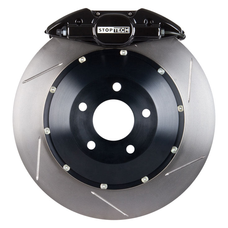 STOPTECH 83.647.0023.51 BBK 2PC ROTOR, REAR SLOTTED 328X28/22 BLACK NISSAN 300ZX'90-96 Photo-0
