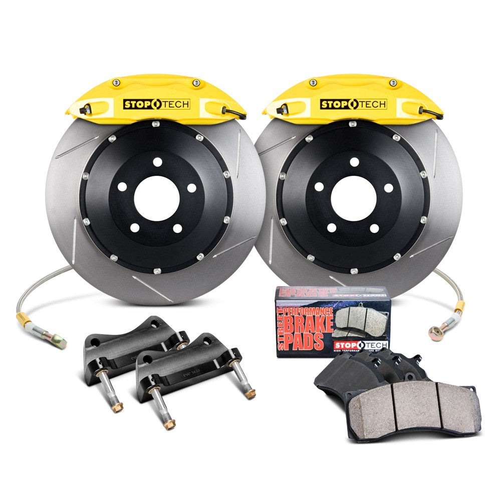 STOPTECH 83.160.4C00.81 BBK 2PC ROTOR, FRONT SLOTTED 355X35/ST40 YELLOW BMW M3 '08 Photo-0