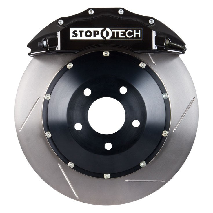 STOPTECH 83.B32.6D00.51 BBK 2PC ROTOR, FRONT SLOTTED 380X35/ST60 BLACK BMW 550i F10 Photo-0