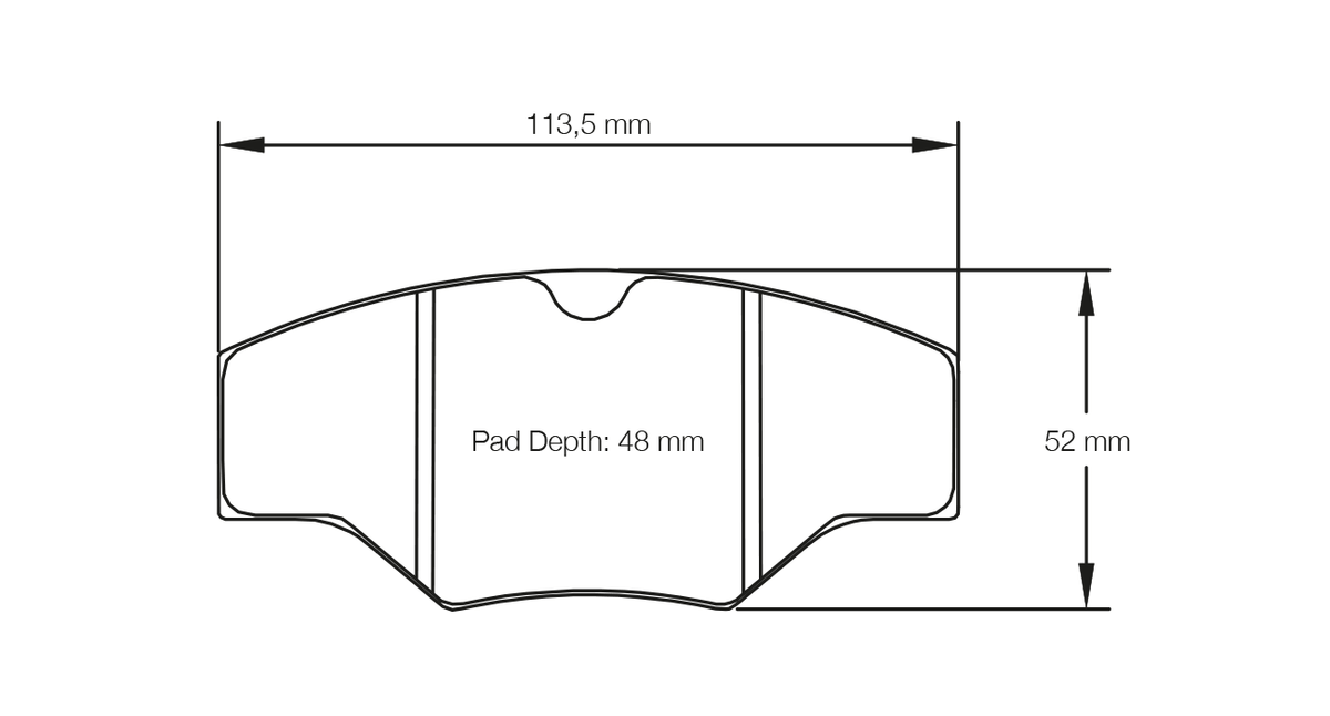 PAGID 1265-RST1 Brake Pads for AP Racing CP2340 D40 / D48 / CP3228-26 / 27 S4 Photo-0
