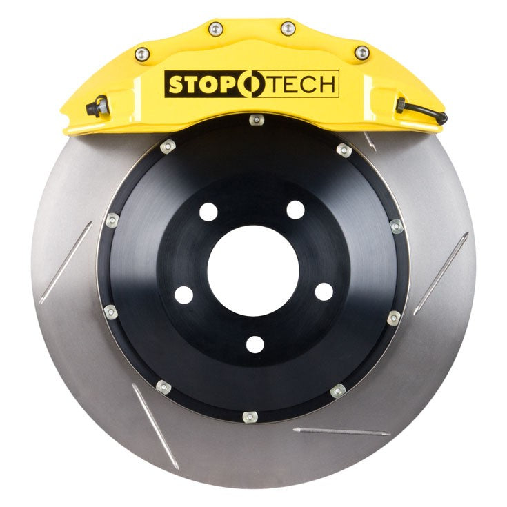 STOPTECH 83.857.6700.81 BBK 2PC ROTOR, FRONT SLOTTED 355X32/ST60 YELLOW TOYOTA SUPRA '93-98 Photo-0
