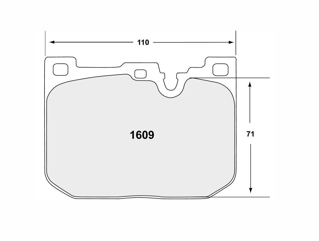 PFC 1609.08.17.44 Front Brake Pads for BMW M2 (F87) / M3 (F80) / M4 (F82 / F83) (08 Compound, 17 mm) Photo-0