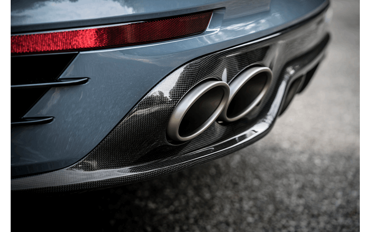 AKRAPOVIC DI-PO/CA/4/G PORSCHE 911 TURBO / TURBO S (991.2) 2016-2019 Rear Carbon Fiber Diffuser - High Gloss ABE Type Approval Photo-4
