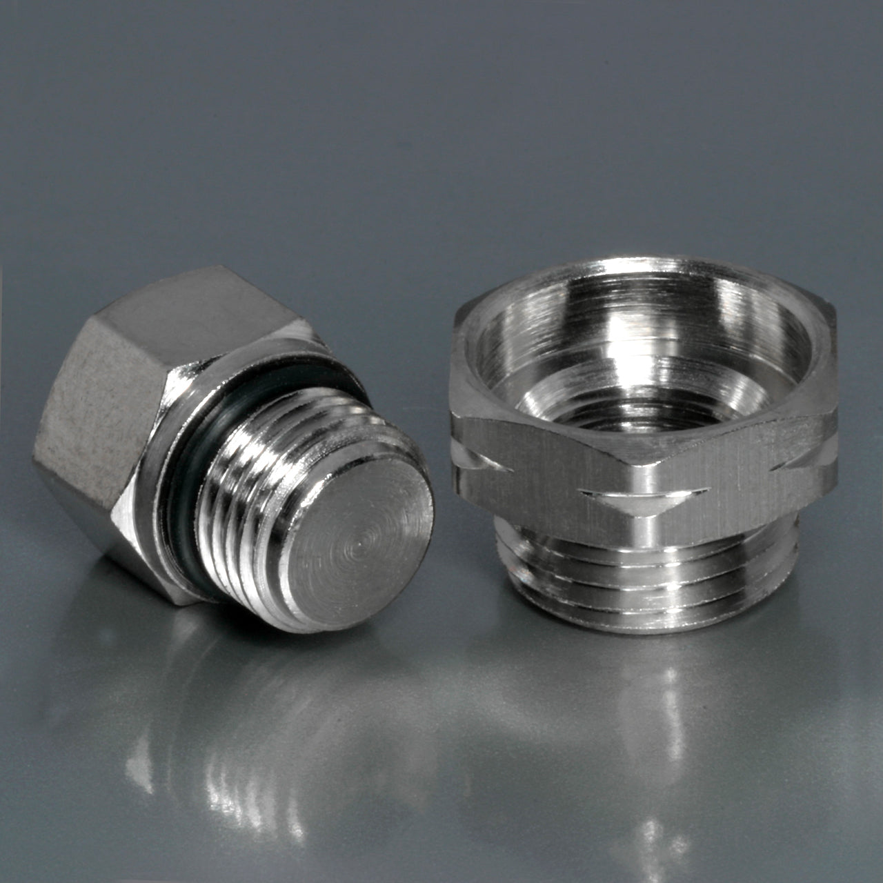 AQUAMIST 806-357N M8 to 1/8 NPT jet adaptors (for cast manifolds) Photo-0