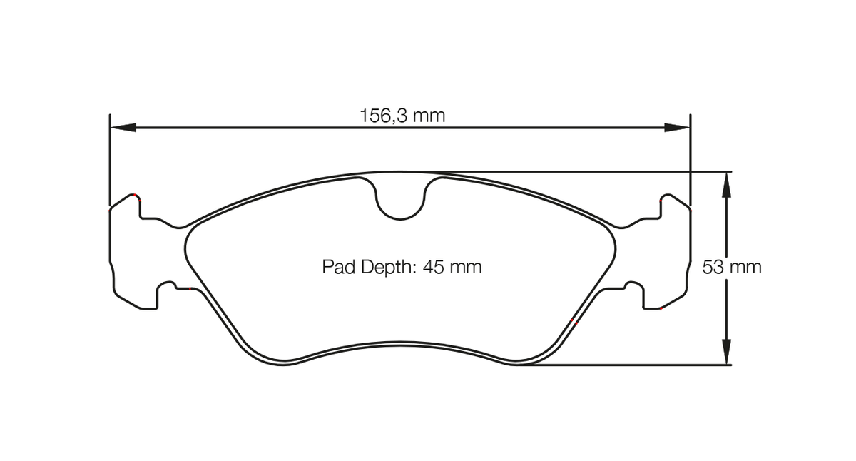 PAGID 1288-RS42 Front Brake Pads for OPEL Astra F 2.0 GSI 16V Photo-0