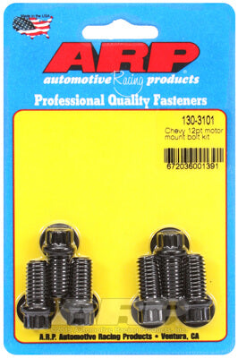 ARP 130-3101 Motor Mount Bolt Kit for CHEVROLET V6 & V8 mount to block. 12pt Photo-0