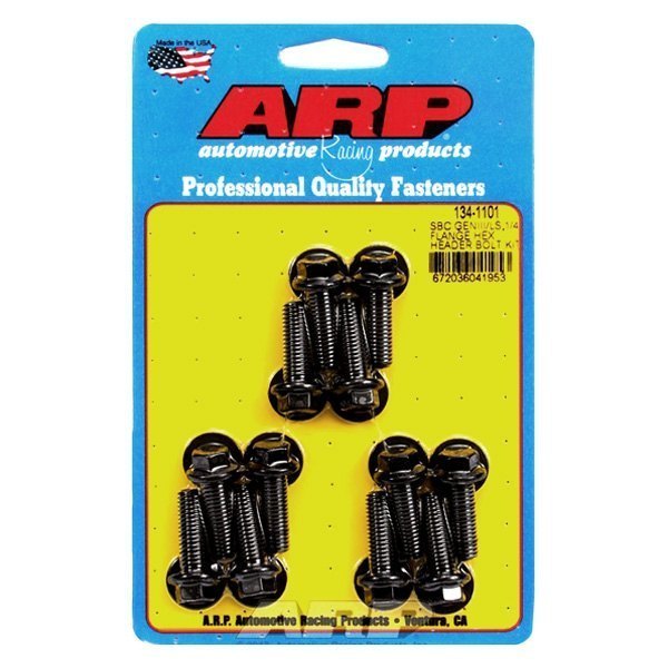 ARP 134-1102 Header Bolt & Stud Kit for Chevrolet LS Gen III/IV. 3/8˝ wide flange. 1.181˝ UHL. 8740. hex Photo-0