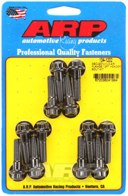 ARP 134-1202 Header Bolt & Stud Kit for CHEVROLET LS Gen III/IV. 3/8? wide flange. 1.181? UHL. 8740. 12pt Photo-0