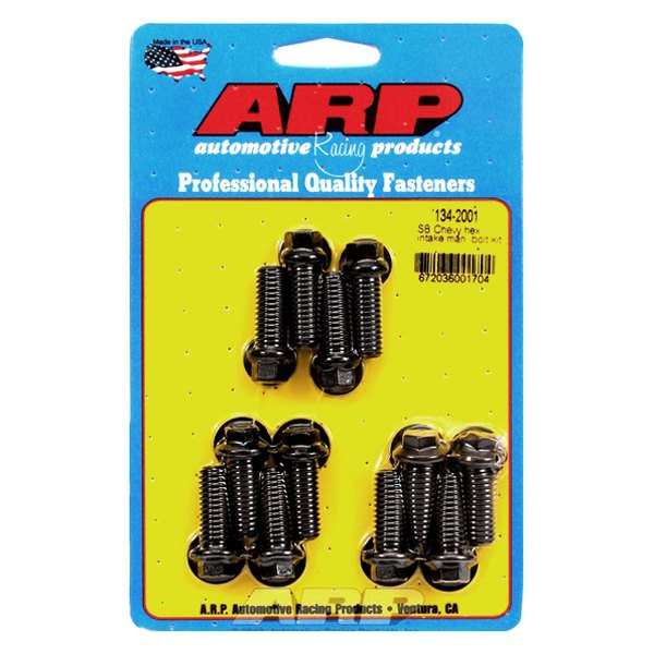 ARP 134-2001 Intake Manifold Bolt Kit for CHEVROLET Small Block hex Photo-0