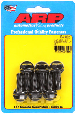 ARP 134-3102 Motor Mount Bolt Kit for Chevrolet LS. mount bracket to block. 6 pc.. 8740. hex Photo-0