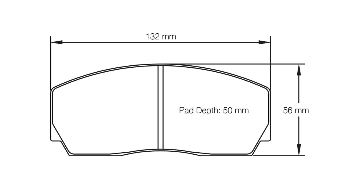 PAGID 1361-RSH42 Brake Pads for AP Racing CP 2279-400 S4BP / CP2279 D50 / MITSUBISHI Lancer EVO X Gravel Rally Photo-0
