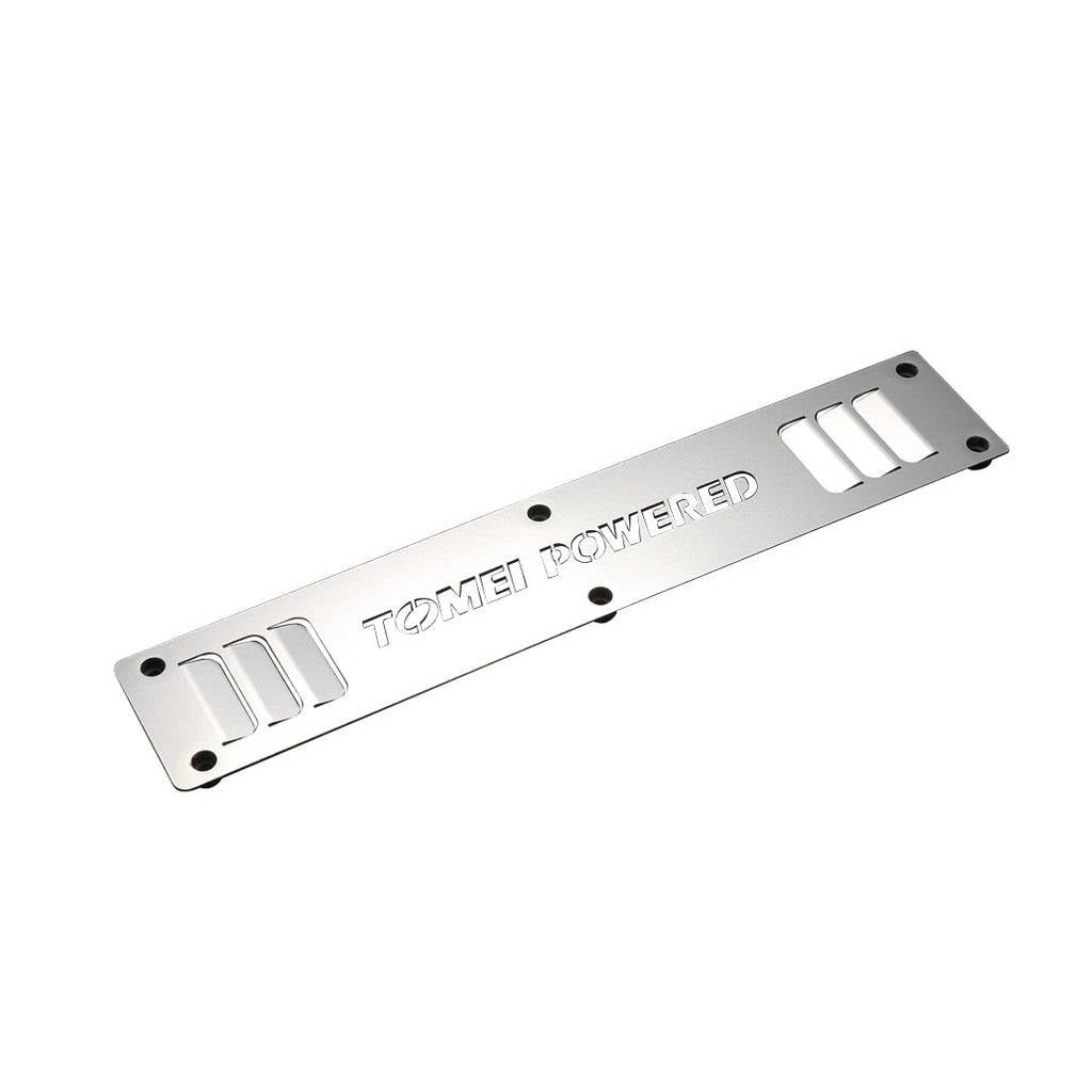 TOMEI TE101A-NS08A METAL ENGINE ORNAMENT PLATE SR20DET (R)PS13 SILVER Photo-0