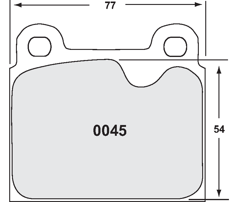 PFC 0045.11.15.44 Brake pads RACE 11 CMPD 15MM PORSCHE 911/911S Photo-0 