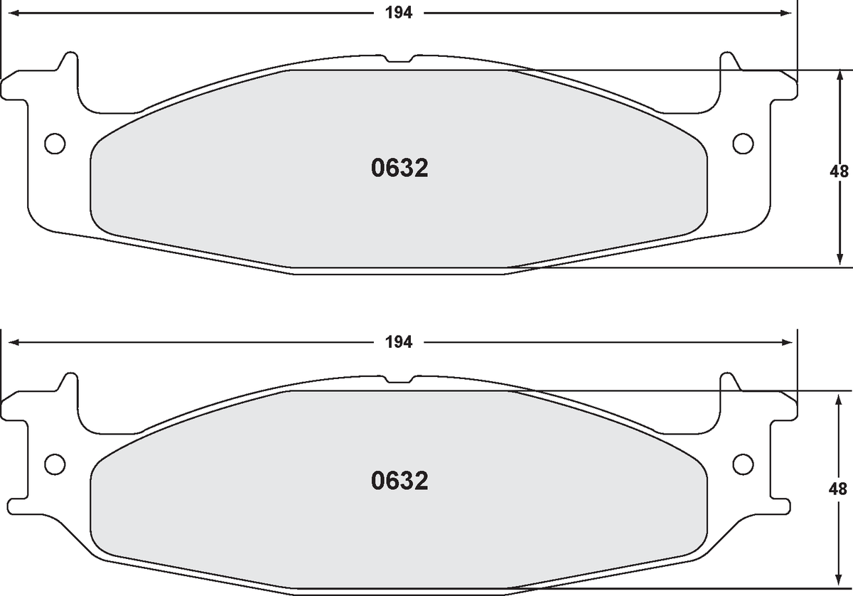 PFC 0632.22 Brake Pads (Z-Rated Compound) Photo-0