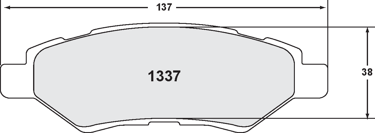PFC 1337.10 Brake Pads (Z-Rated Compound) Photo-0