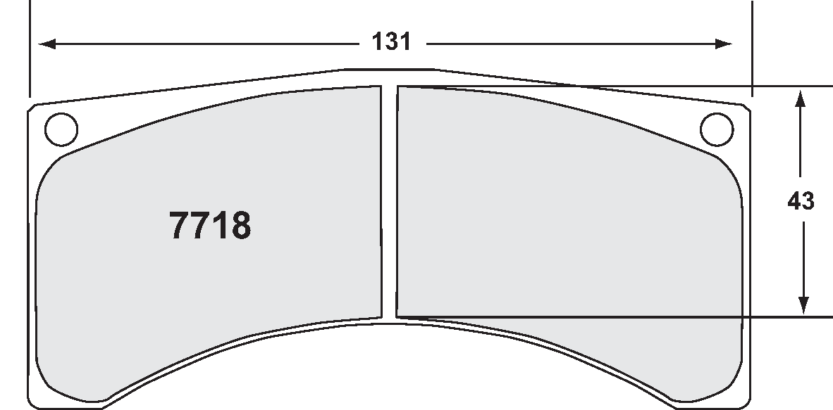 PFC 7718.13.18.44 Brake pads RACE 13 CMPD 18MM PEUGEOT 307 WRC (Gravel) Front & rear Photo-0