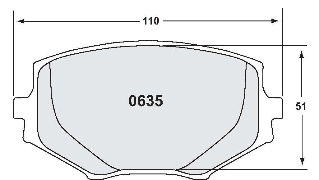 PFC 0635.97.13.44 Front Brake Pads for MAZDA MX5 1994-2005 (97 Compound, 13mm) Photo-0