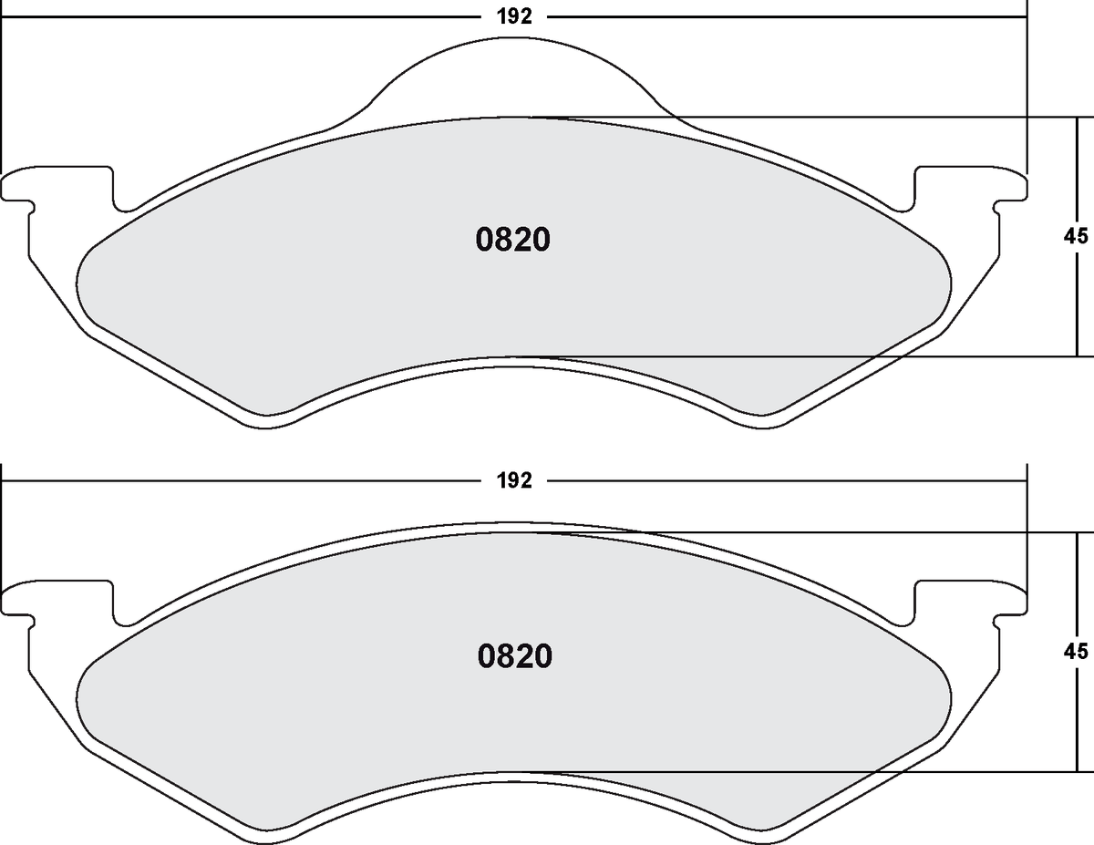 PFC 0820.22 Brake Pads (Z-Rated Compound) Photo-0