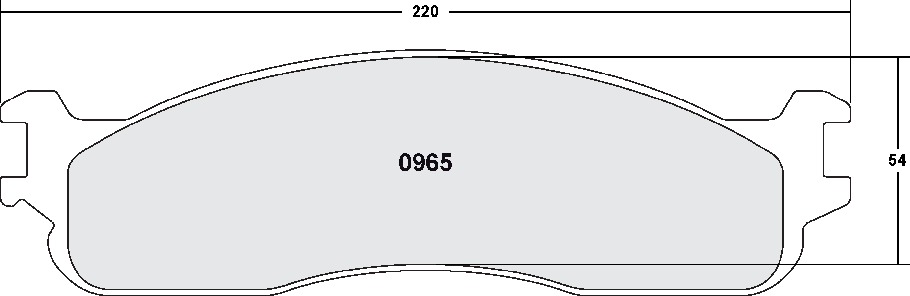 PFC 0965.10 Front Brake pads DODGE RAM 1500 PICKUP 06-08 Photo-0