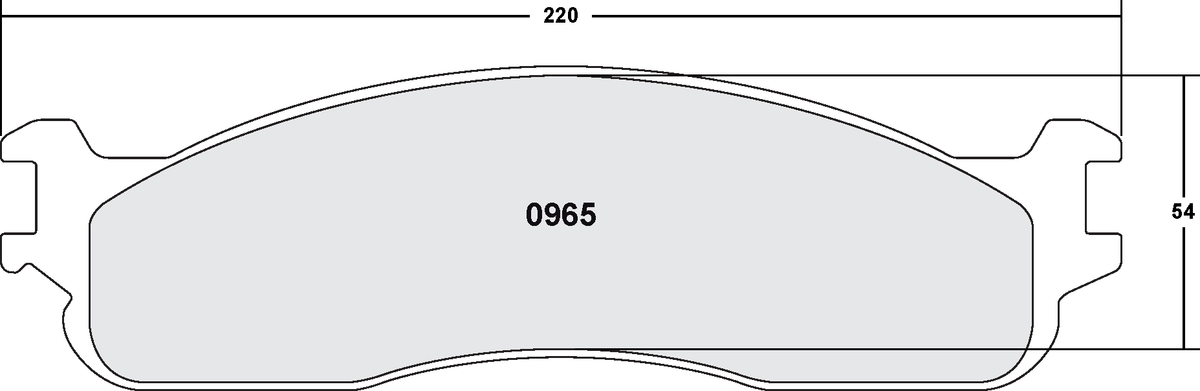 PFC 0965.10 Front Brake Pads for DODGE RAM 1500 PICKUP 06-08 Photo-0