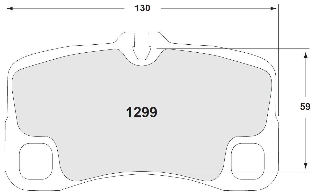 PFC 1299.08.18.44 Rear Brake Pads for PORSCHE 997 Turbo / GT3 / GT3RS / GT3 CUP (08 Compound, 18 mm) Photo-0