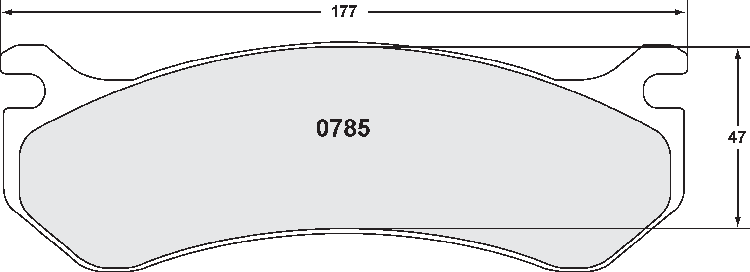 PFC 0785.22 Front Brake Pads Z-RATED for HUMMER H2 2003-2008 Photo-0