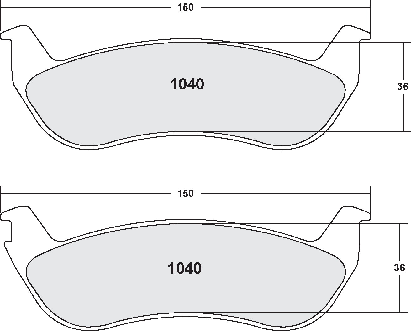 PFC 1040.22 Rear Brake Pads Z-RATED for FORD Ranger 2010-2011 Photo-0