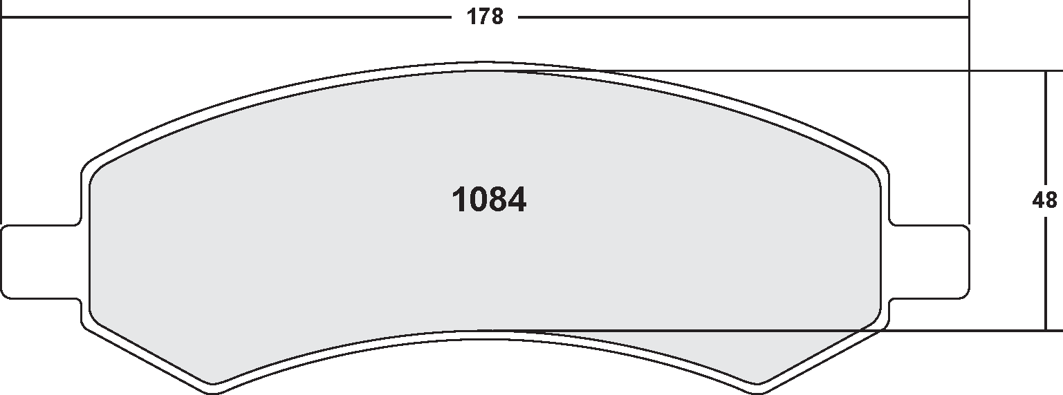 PFC 1084.22 Rear Brake Pads Z-RATED for DODGE Ram 1500 2007-2012 / RAM 1500 2007-2019 Photo-0