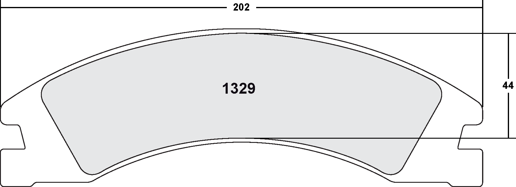 PFC 1329.22 Rear Brake Pads Z-RATED for FORD E150 / E250 / E350 / E450 2008-2014 Photo-0