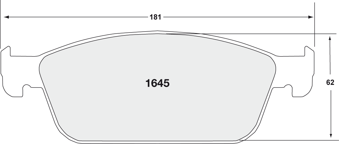 PFC 1645.22 Front Brake Pads Z-RATED for FORD Focus ST 2013 - 2014 Photo-0