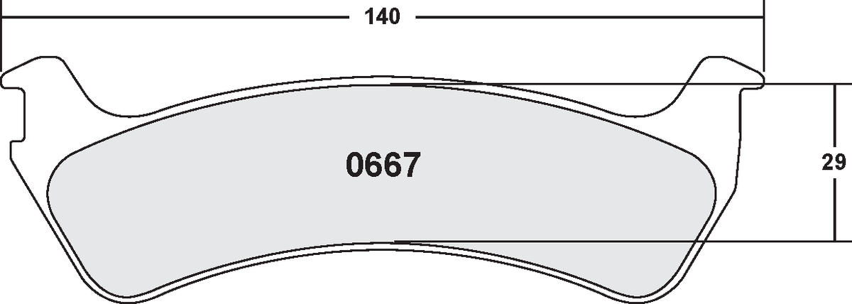 PFC 0667.22 Brake Pads for FORD Explorer 1995-2001 (Z-Rated Compound) Photo-0