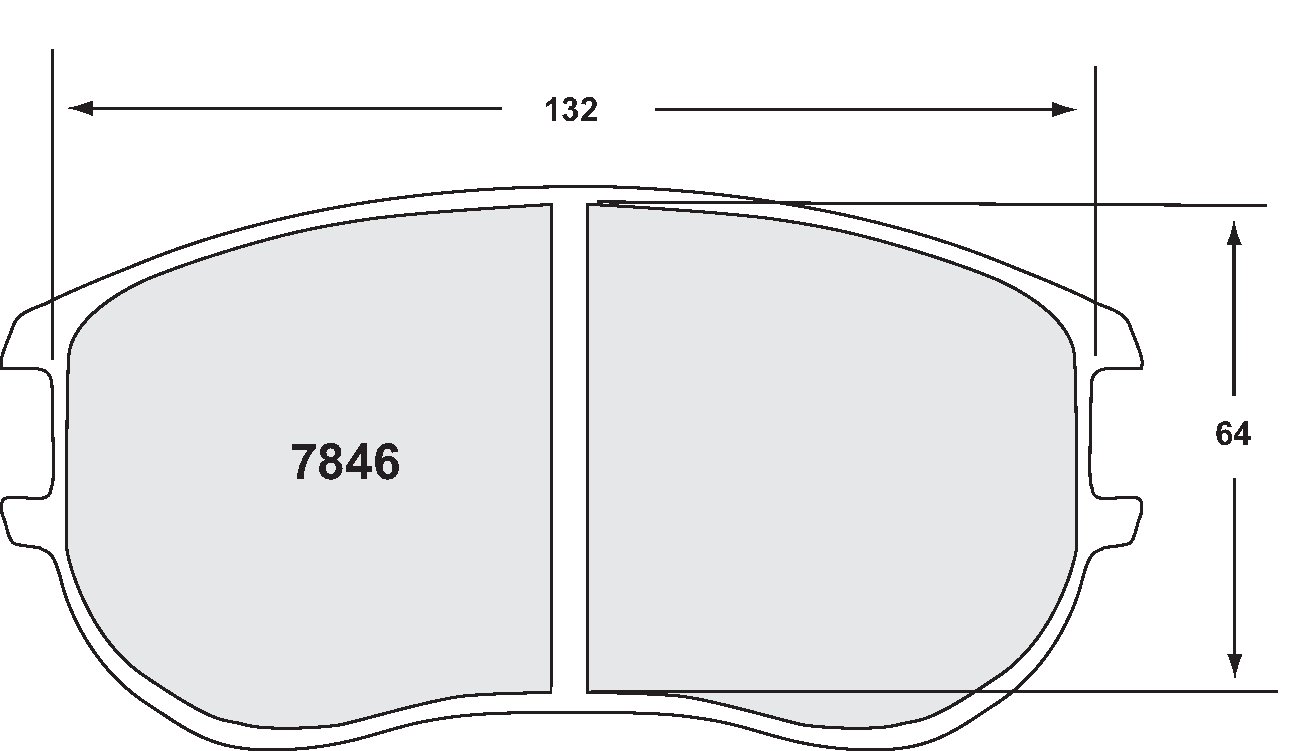 PFC 7846.13.29.34 Brake Pads ZR36 (13 Compound, 29 mm) Photo-0