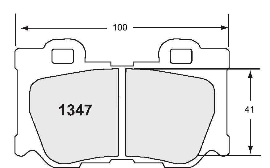 PFC 1347.22 Brake pads Z-RATED CARBON METALLIC rear NISSAN 370Z 2009 Photo-0