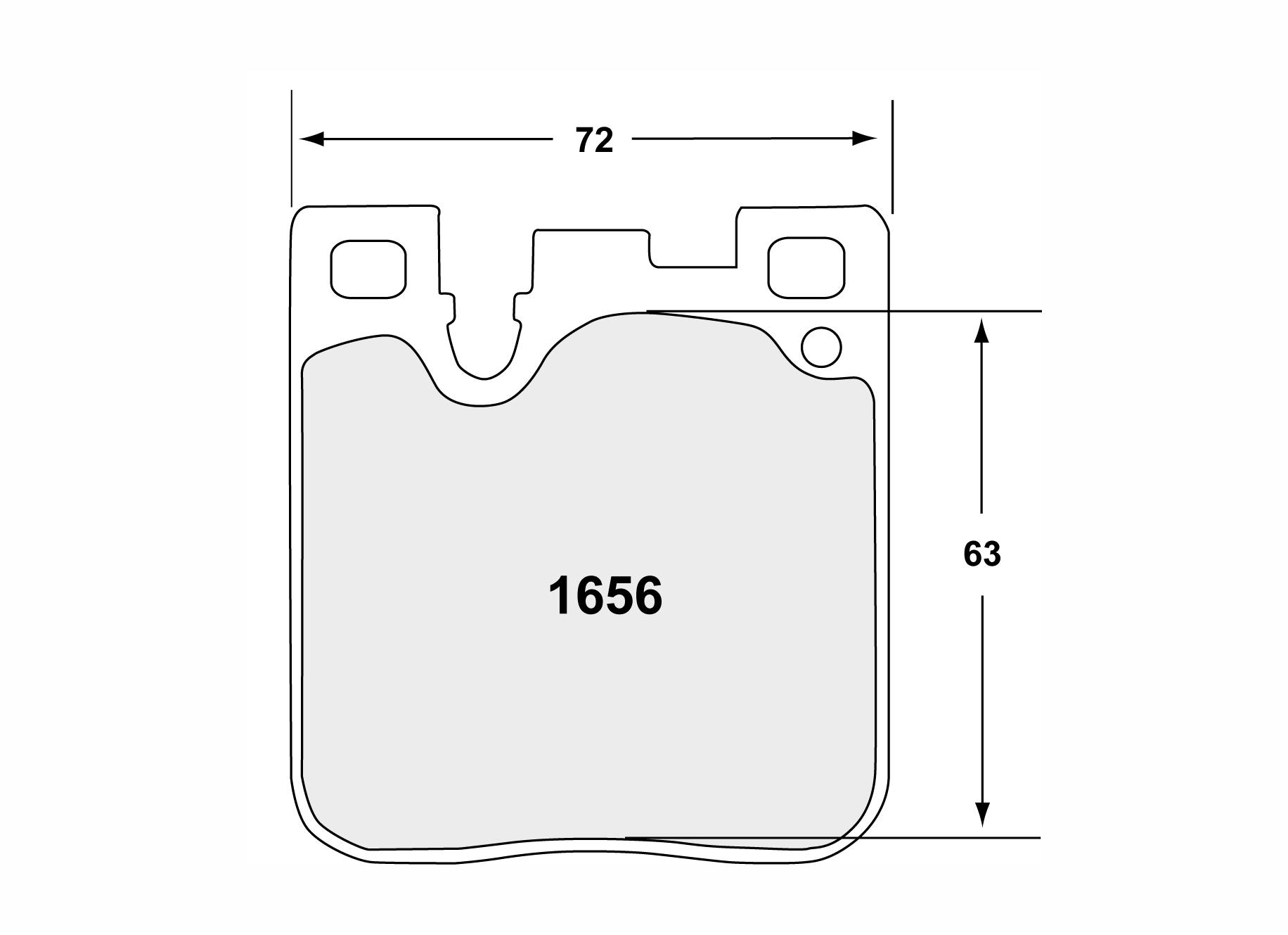 PFC 1656.11.16.44 Rear brake pads RACE 11 CMPD 16mm BMW M3/M4/M2 F80/F82/F83/F87 Photo-0