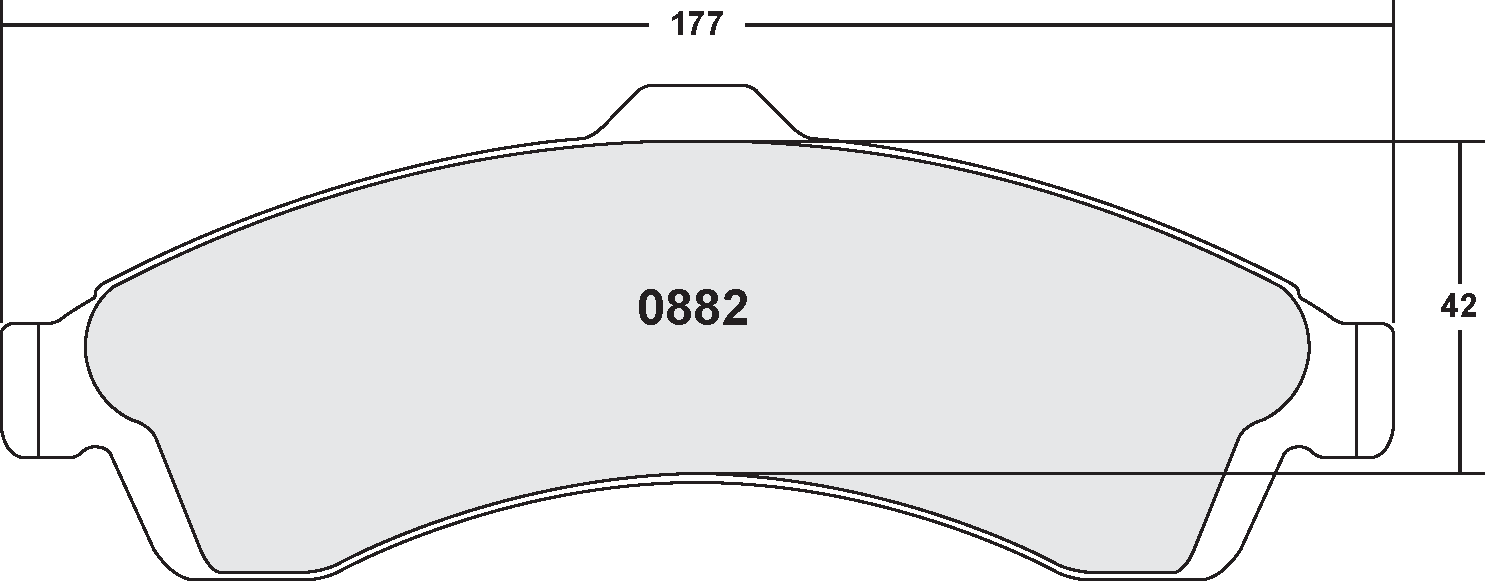 PFC 0882.22 Front Brake Pads for CHEVROLET SSR 2003-2005 Photo-0