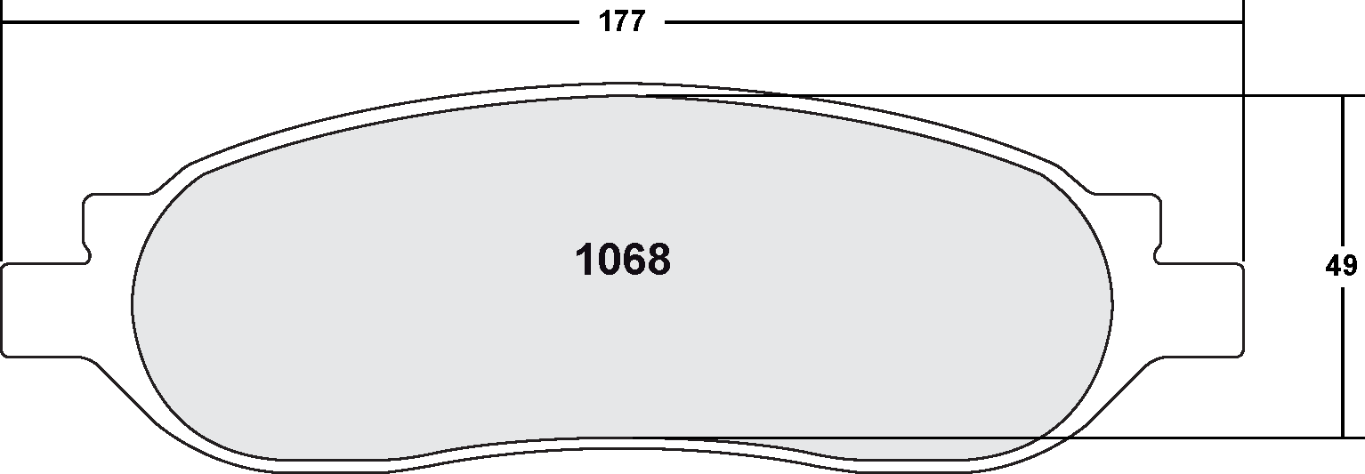 PFC 1068.10 Brake pads Z-RATED Photo-0