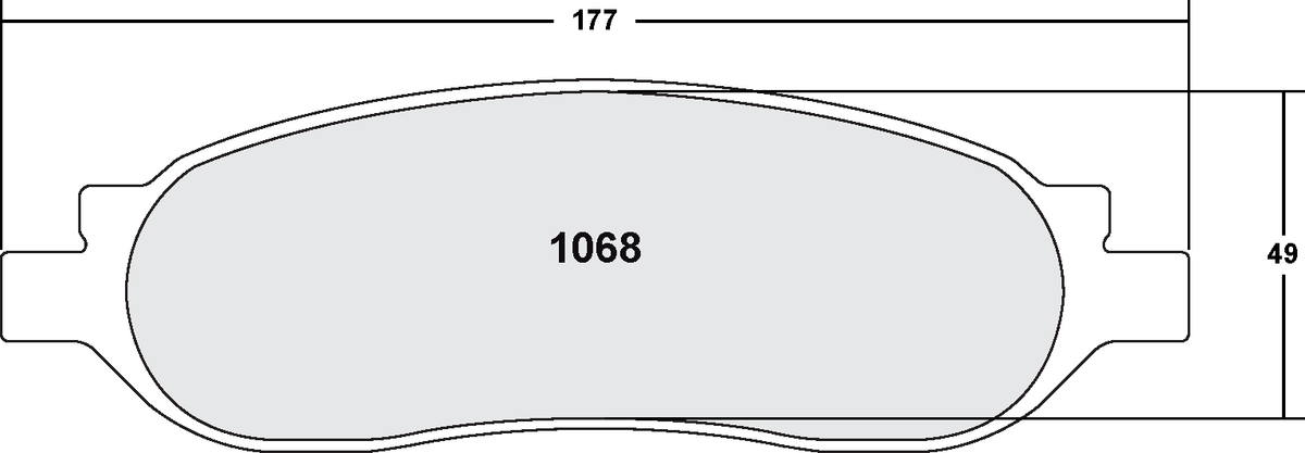 PFC 1068.10 Brake Pads (Z-Rated Compound) Photo-0