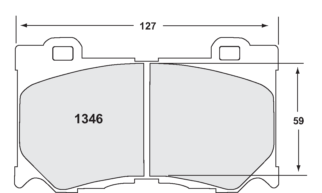 PFC 1346.10 Front brake pads Z-RATED NISSAN 370Z 2009 Photo-0