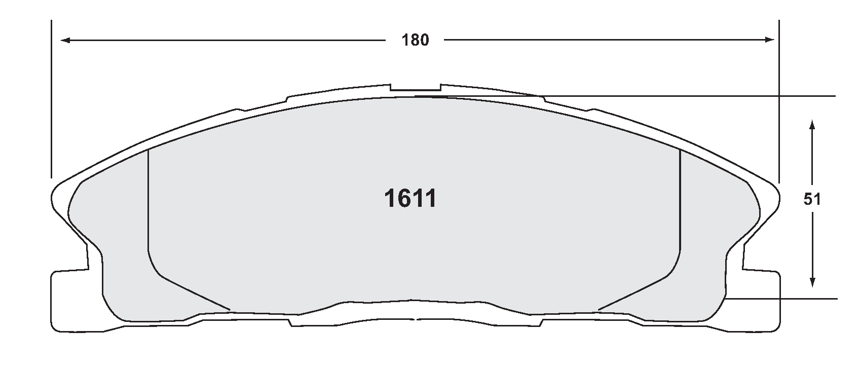 PFC 1611.22 Front Brake Pads Z-RATED for FORD Taurus / Police Interceptor / Flex / Explorer (HD brakes) 2013- Photo-0