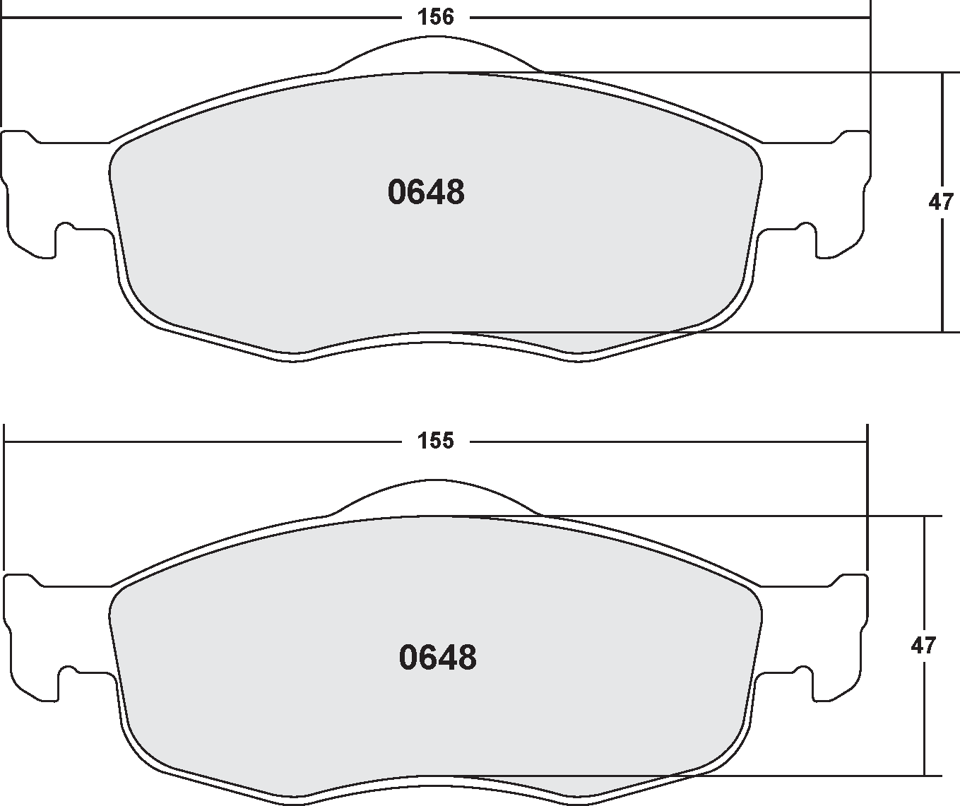 PFC 0648.22 Brake Pads Z-RATED for FORD Contour 1995-1997 Photo-0