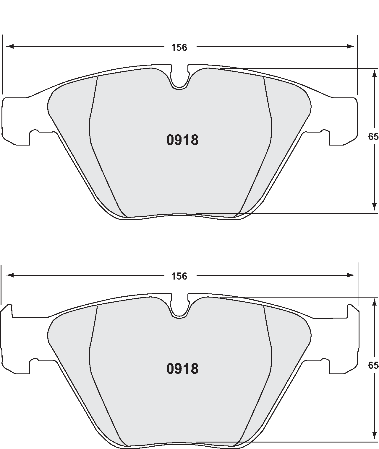 PFC 0918.11.19.44 Front Brake Pads for BMW M3 (E90 / E92 / E93) (11 Compound, 19 mm) Photo-0